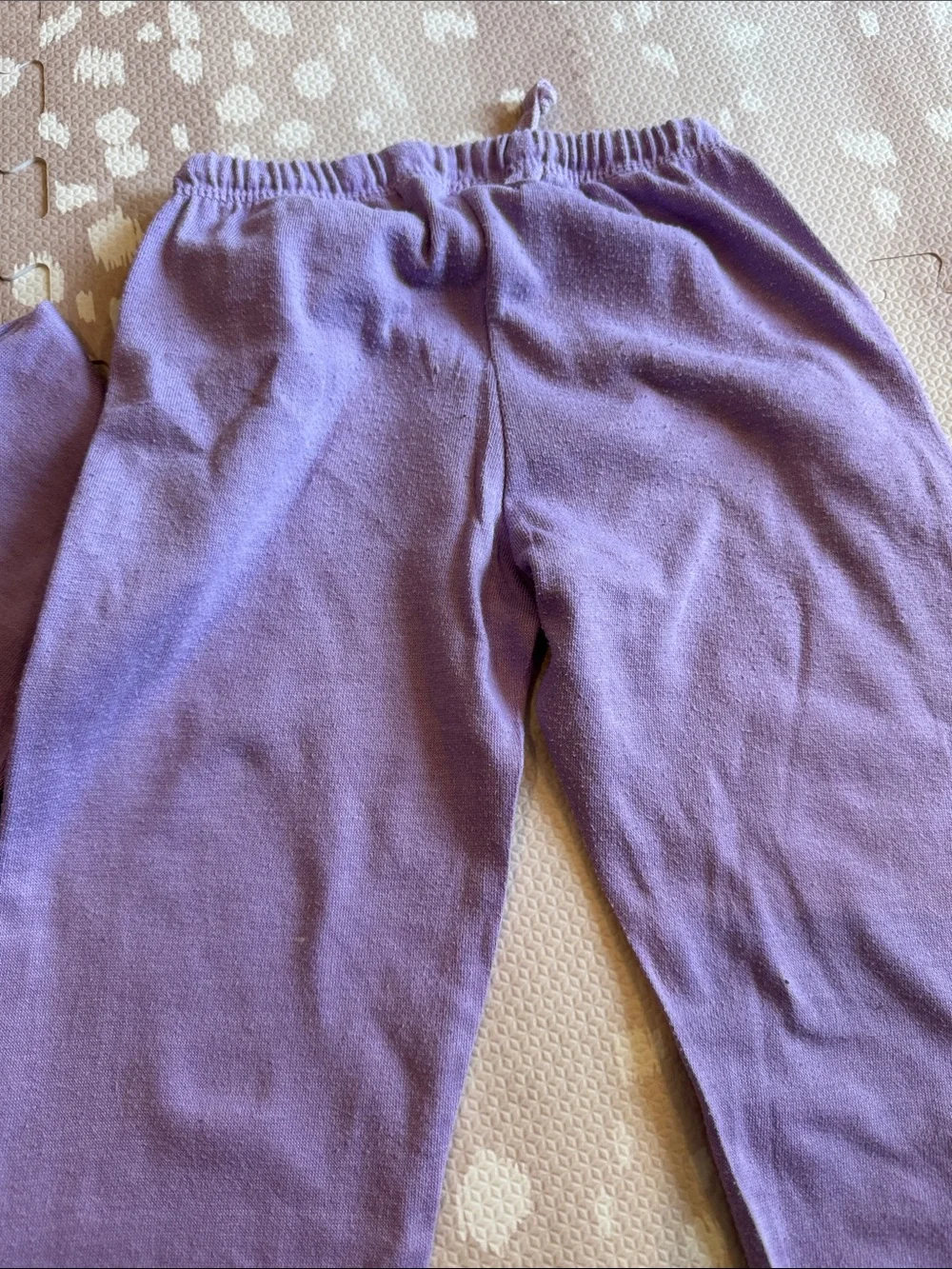 Girls Do Too Lavender Teddy Bear Hoodie & Jogger Sweat Set Size 5 Cute Cozy